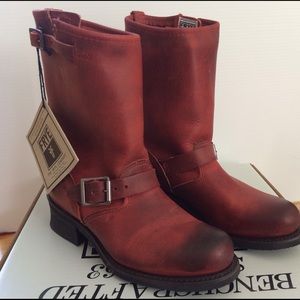 Frye Engineer Harness Boots 12R — NIB —size 7.5